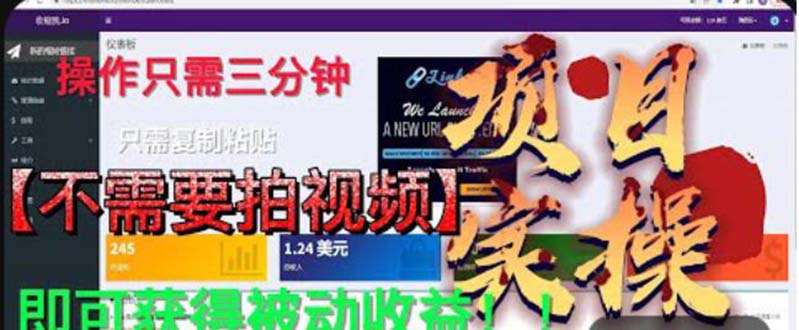 （6047期）最新国外掘金项目 不需要拍视频 即可获得被动收益 只需操作3分钟实现躺赚-创奇社