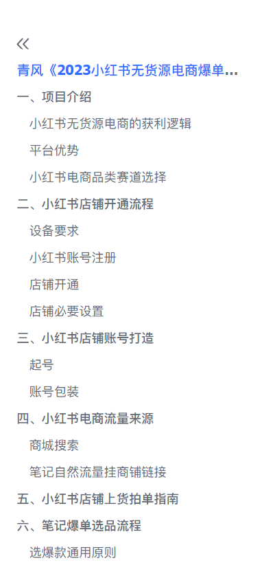 （5723期）小红书无货源电商爆单终极版【视频教程+实战手册】保姆级实操从0起店爆单-3