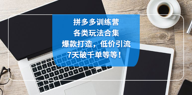（4693期）拼多多训练营：各玩法合集，爆款打造，低价引流，7天破千单等等！-创奇社