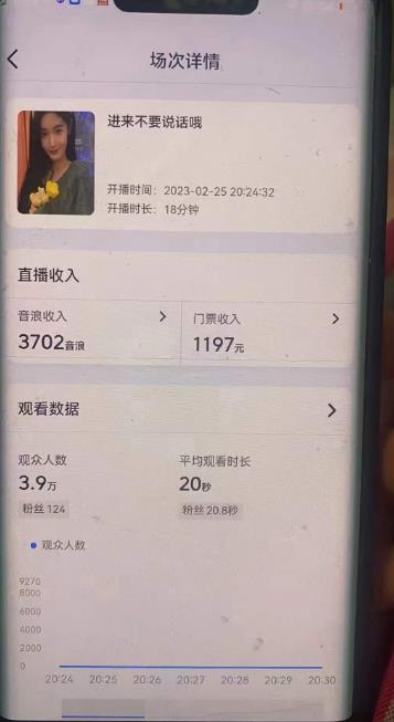 （5085期）外面卖188的抖音撸音浪项目最新撸门票玩法，需要千粉，不封号！-2