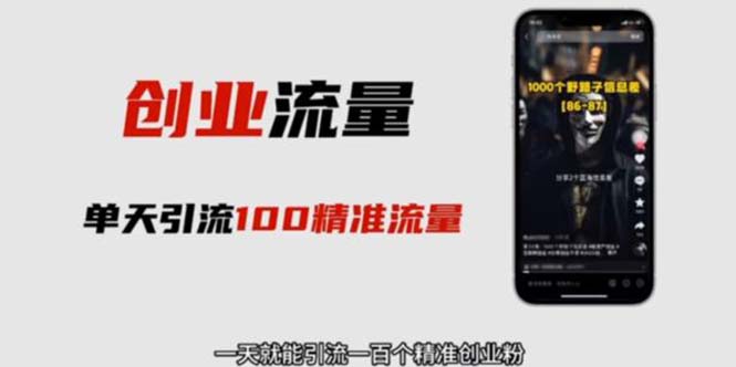 （5866期）自媒体音频加图文制作视频 一天引流一百个精准创业粉【音频软件+图片素材】-创奇社