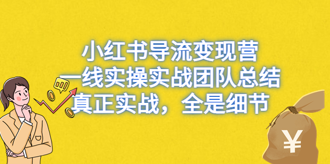 （6441期）小红书导流变现营，一线实操实战团队总结，真正实战，全是细节-创奇社