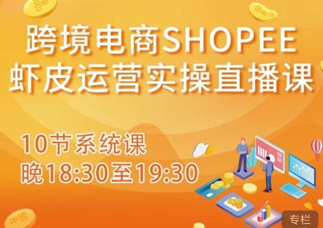 跨境电商Shopee虾皮运营实操直播课，从零开始学，入门到精通（10节系统课）-创奇社 - AI前沿·副业变现·资源教程！