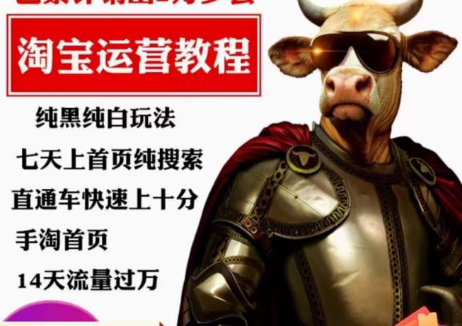 猫老师·淘系算法逆向解密，​纯黑纯白玩法，七天上首页纯搜索，手淘首页14天流量过万-创奇社 - AI前沿·副业变现·资源教程！