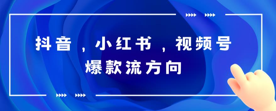 抖音，小红书，视频号爆款流视频制作，简单制作掌握流量密码-创奇社 - AI前沿·副业变现·资源教程！