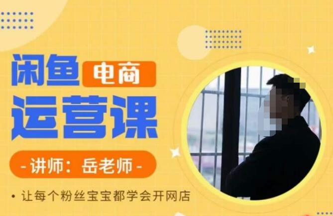 岳老师·闲鱼电商运营课，让每个粉丝宝宝都学会开网店-创奇社 - AI前沿·副业变现·资源教程！