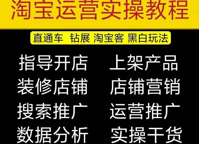 2023淘宝开店教程0基础到高级全套视频网店电商运营培训教学课程-创奇社 - AI前沿·副业变现·资源教程！