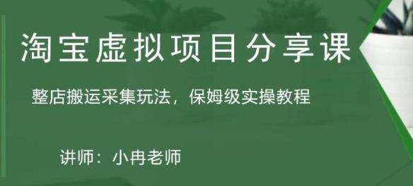 淘宝虚拟整店搬运采集玩法分享课：整店搬运采集玩法，保姆级实操教程-创奇社 - AI前沿·副业变现·资源教程！