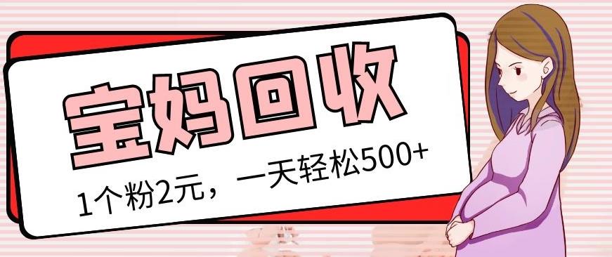 最新宝妈粉回收变现计划及胎教音乐高端变现玩法全套教程！（非老玩法）-创奇社 - AI前沿·副业变现·资源教程！