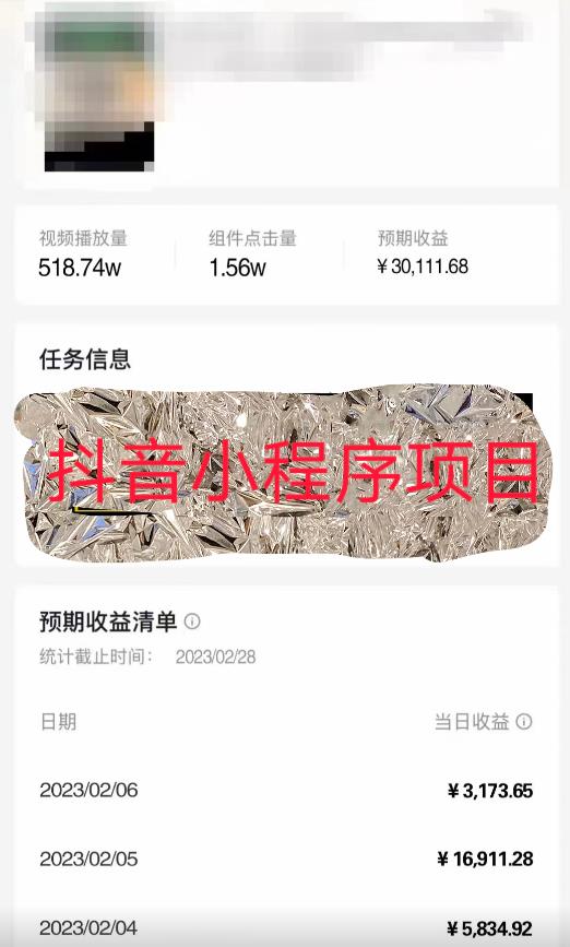 D1G馆长2023年收费990的抖音小程序变现新玩法，单号轻松日入200+-2