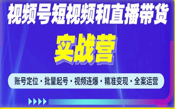 2023最新微信视频号引流和变现全套运营实战课程，小白也能玩转视频号短视频和直播运营-创奇社 - AI前沿·副业变现·资源教程！