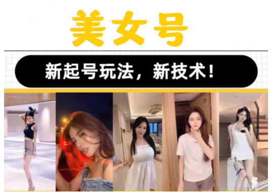 2023抖音快手短视频美女号课程制作玩法教程，美女号搬运新起号玩法，新技术（素材+教程）-创奇社 - AI前沿·副业变现·资源教程！