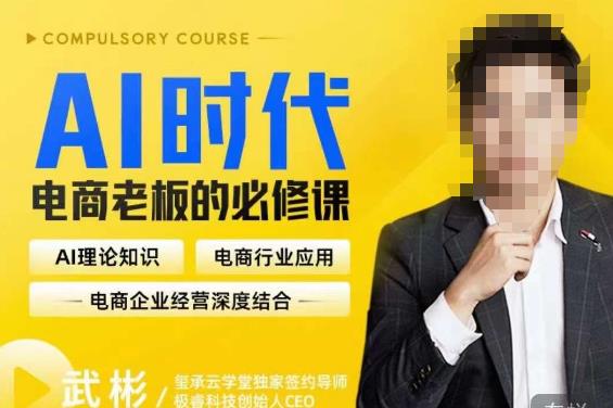玺承·AI时代，电商老板的必修课，理论+实操+工具，驱动电商销售转化-创奇社 - AI前沿·副业变现·资源教程！