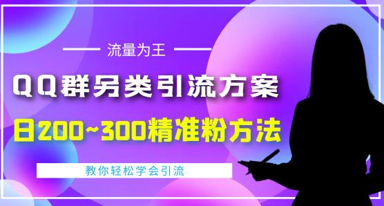 价值888的QQ群另类引流方案，半自动操作日200~300精准粉方法【视频教程】-创奇社 - AI前沿·副业变现·资源教程！