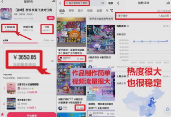 靠蛋仔派对日入3600+，会截图就能做，保姆式教学无脑操作（教程+资料）【揭秘】-2