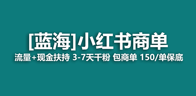 （7388期）2023蓝海项目【小红书商单】流量+现金扶持，快速千粉，长期稳定，最强蓝海-创奇社