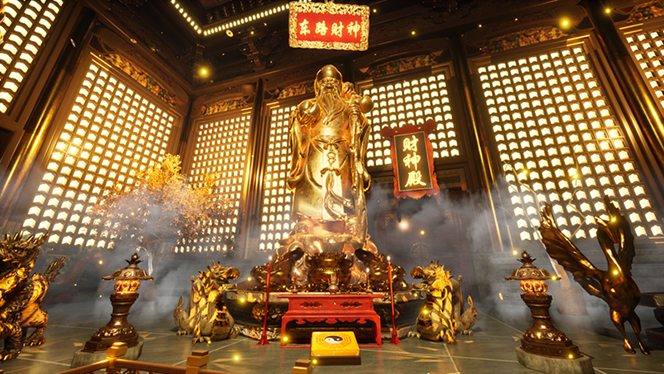 （7359期）VR全景模式五路财神无人直播玩法，抖音目前最火玩法独家制作【吸金又吸睛】-3