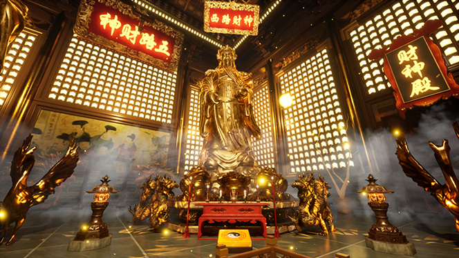 （7359期）VR全景模式五路财神无人直播玩法，抖音目前最火玩法独家制作【吸金又吸睛】-5