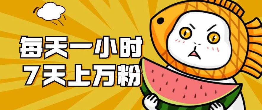 暴力涨粉项目：每天一小时，七天上万粉【揭秘】-创奇社 - AI前沿·副业变现·资源教程！