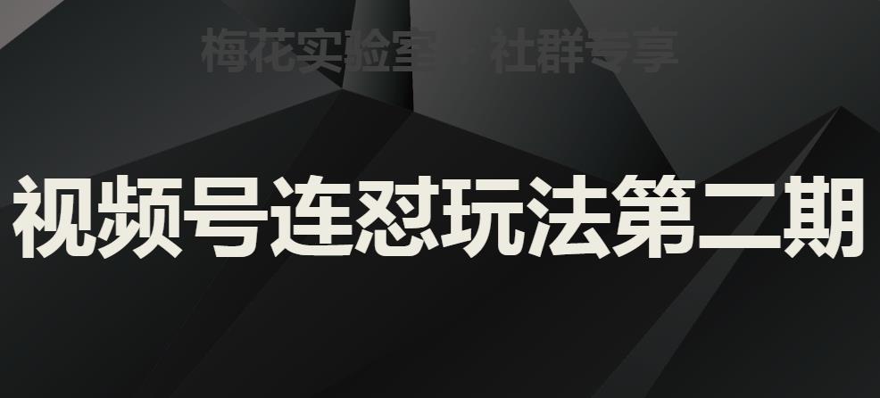 梅花实验室社群视频号连怼玩法第二期，实操讲解全部过程-创奇社 - AI前沿·副业变现·资源教程！