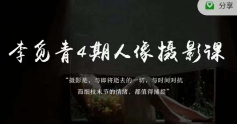 李觅青4期人像摄影线上课，审美/前期策划/拍摄/人像精修/调色-创奇社 - AI前沿·副业变现·资源教程！