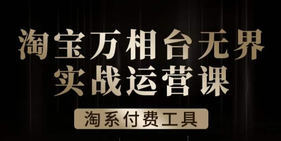 沧海·淘系万相台无界实战运营课，万相台无界实操全案例解析-创奇社 - AI前沿·副业变现·资源教程！
