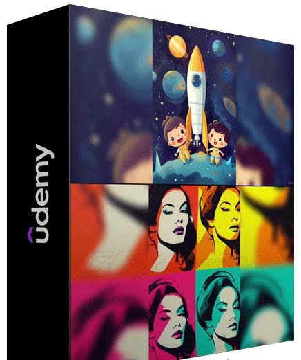 （8965期）Midjourney AI人工智能创建和销售令人惊叹的海报教程-10节课-中英字幕-2