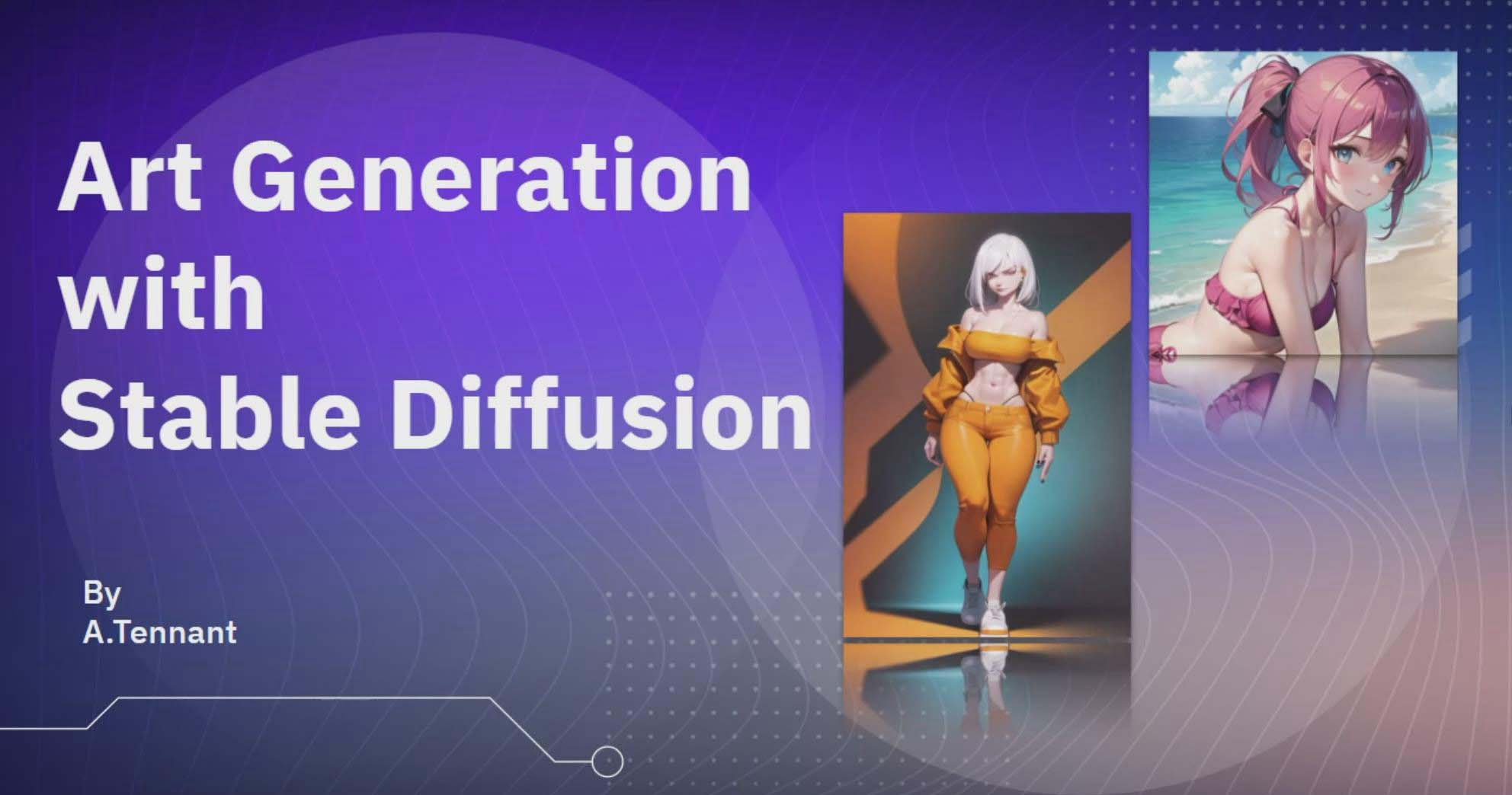 （8948期）利用Stable Diffusion AI人工智能生成动漫艺术分步教程-14节课-中英字幕-2