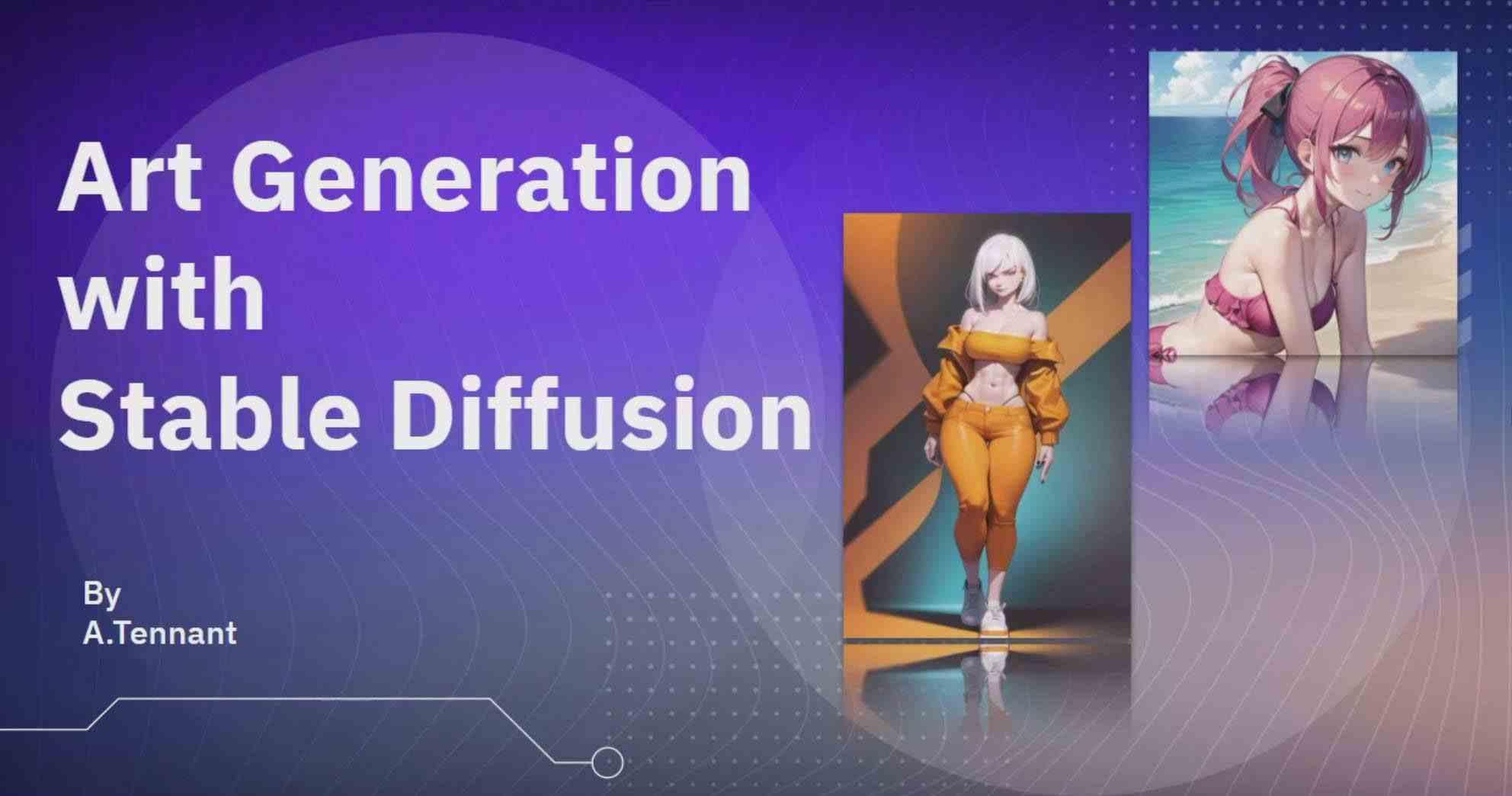 利用Stable Diffusion AI人工智能生成动漫艺术分步教程-14节课-中英字幕-2