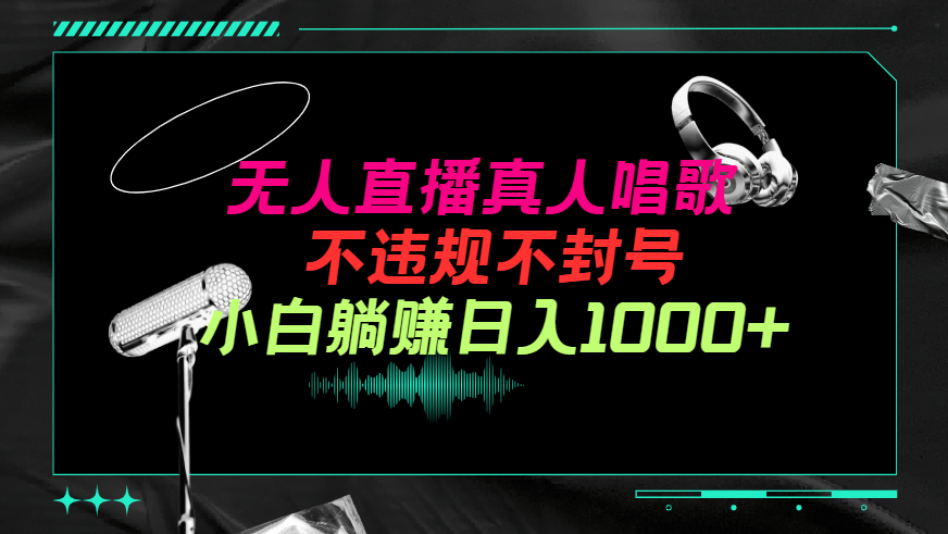 (9622期）抖音24小时无人直播音乐，不违规，不封号纯撸音浪，小白实操当天日入1000+-创奇社