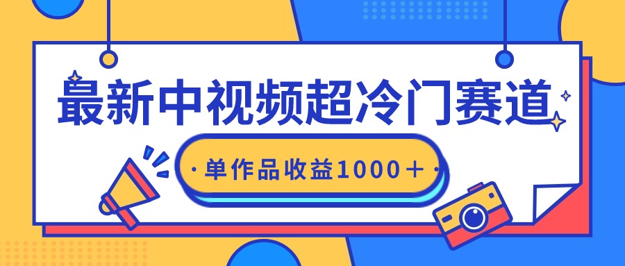 （9275期）最新中视频超冷门赛道，轻松过原创，单条视频收益1000＋-创奇社