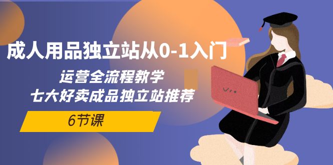 （10082期）成人用品独立站从0-1入门，运营全流程教学，七大好卖成品独立站推荐-6节课-创奇社