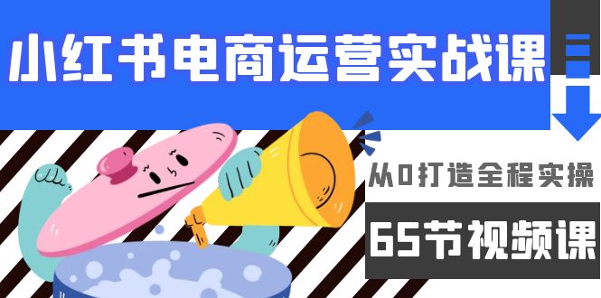 （9724期）小红书电商运营实战课，​从0打造全程实操（65节视频课）-创奇社
