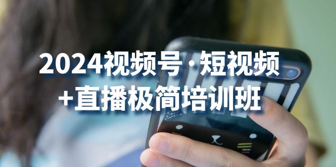 （10797期）2024视频号·短视频+直播极简培训班：抓住视频号风口，流量红利-创奇社
