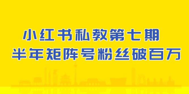 (10650期）小红书-私教第七期，小红书90天涨粉18w，1周涨粉破万 半年矩阵号粉丝破百万-创奇社