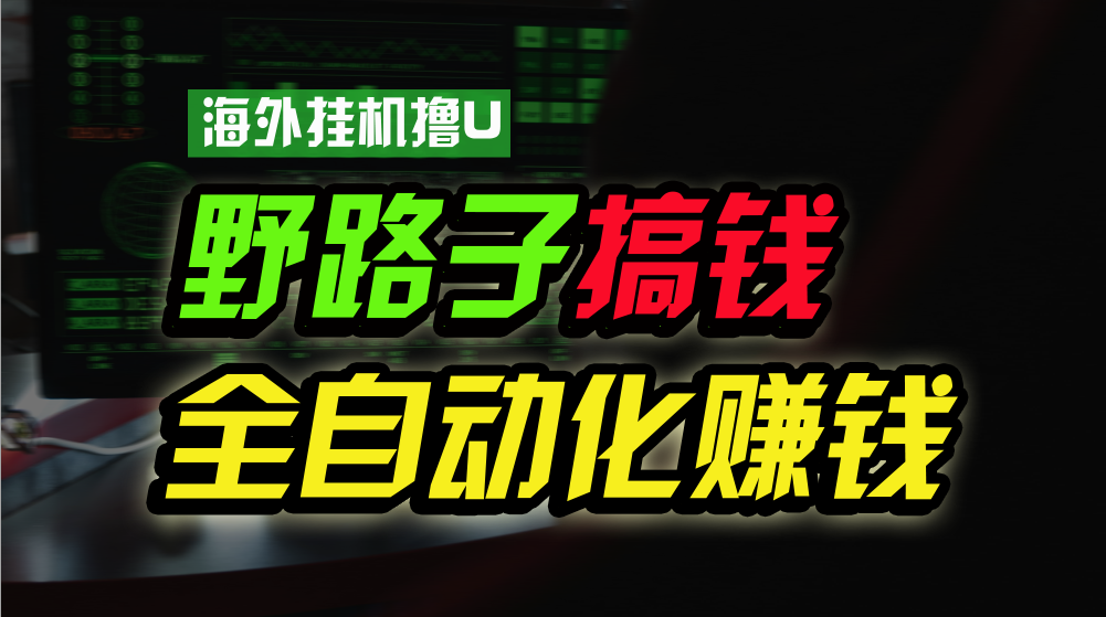 （1036期）海外挂机撸U新平台，日赚8-15美元，全程无人值守，可批量放大，工作室内…-创奇社