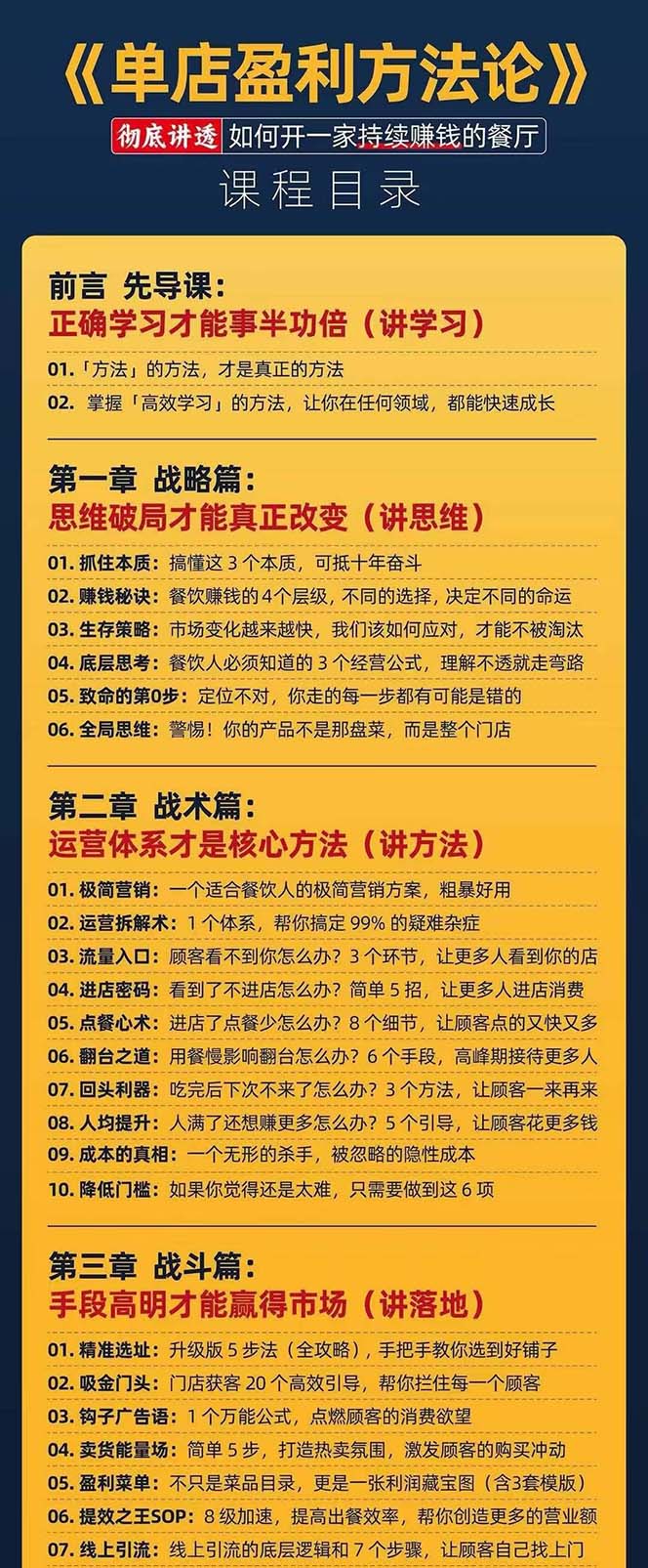 （11277期）餐饮店盈利实操方法：教你怎样开一家持续能赚钱的餐厅（25节）-4