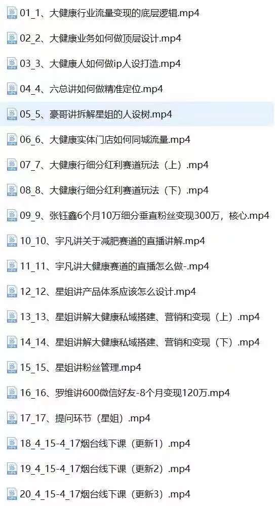 （10871期）大健康 流量 变现2.0：拓高变现 流量/成高客单/低粉高变现/只讲落地实战-3