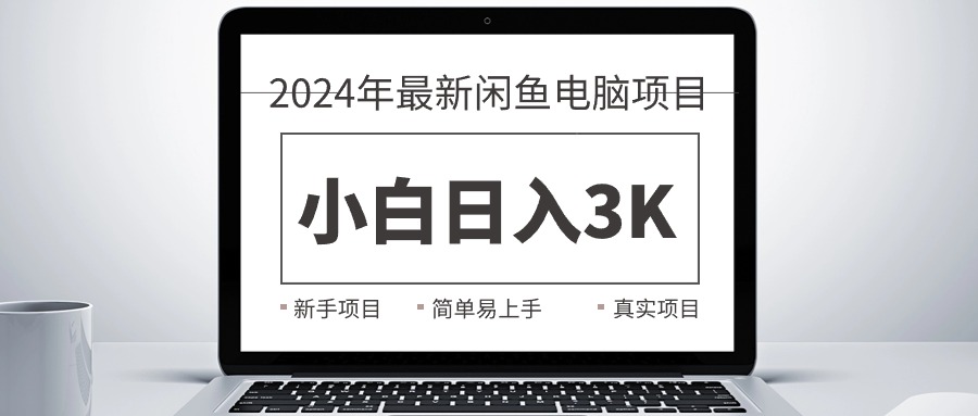 （10845期）2024最新闲鱼卖电脑项目，新手小白日入3K+，最真实的项目教学-创奇社