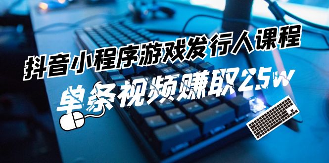 （11766期）抖音小程序-游戏发行人课程：带你玩转游戏任务变现，单条视频赚取25w-创奇社