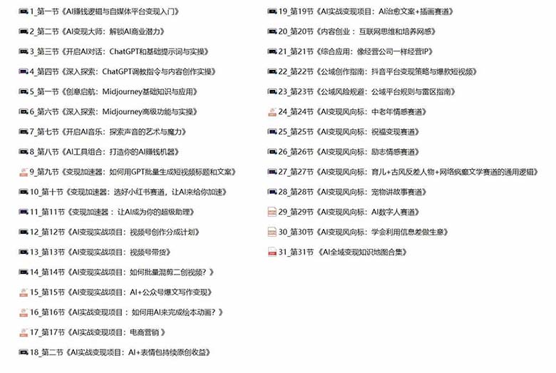 （12170期）AI全面变现实操班：从0到1引领你赚取副业首桶金 AI工具玩法/实战技能/变现-5