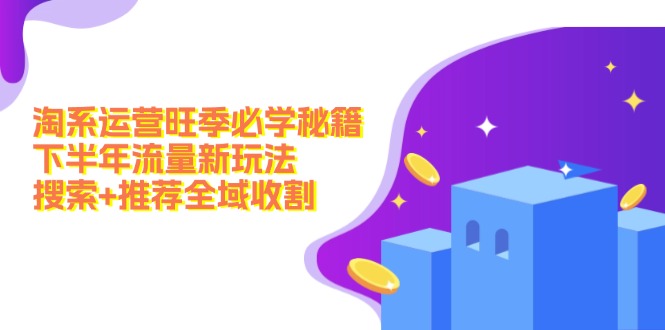 （12364期）淘系运营旺季必学秘籍：下半年流量新玩法：搜索+推荐全域收割（无水印）-创奇社
