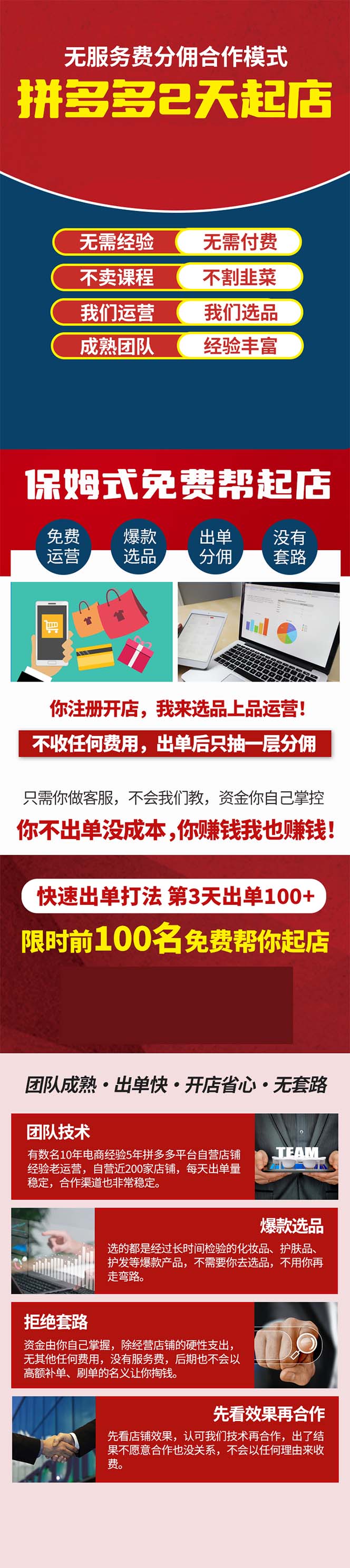 （12356期）拼多多0成本开店，只合作不卖课不收费，0成本尝试，日赚千元+-4
