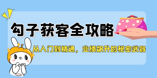 （12247期）从入门到精通，勾子获客全攻略，业绩飙升的秘密武器-创奇社