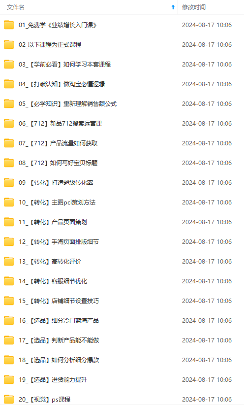 （12186期）淘系运营实战班：市场分析、定位、定价、引流、产品策划，爆品打造-2