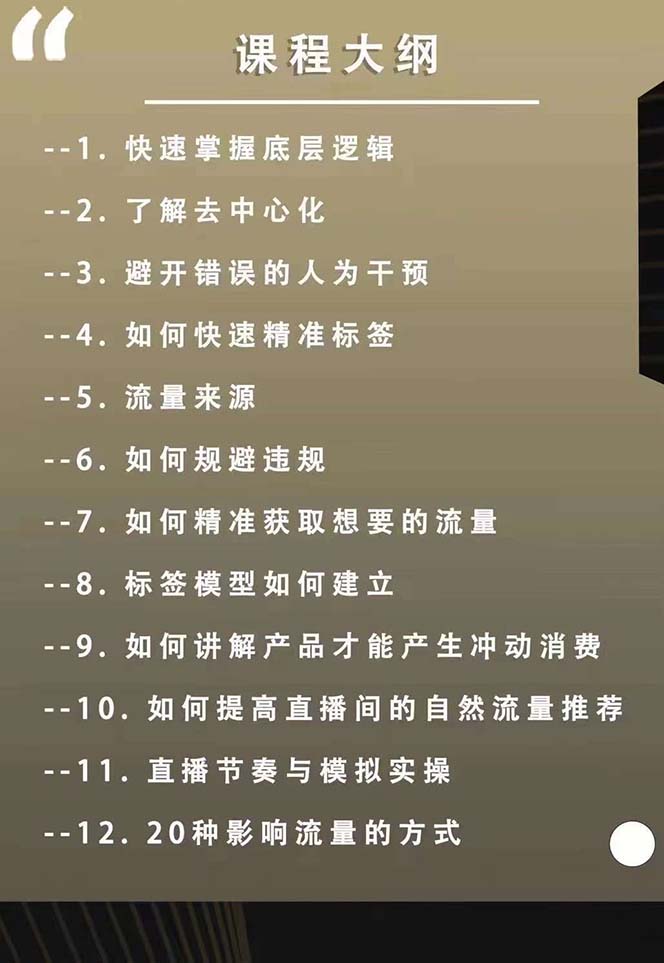 （12094期）主播运营【8月新课】拉爆自然流，做懂流量的主播新规政策下，自然流破…-2