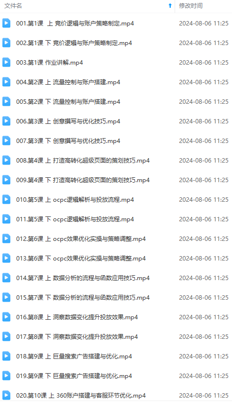 （12012期）竞价教程：真实账户 实战教学 从新手到进阶·后台操作到数据优化-2