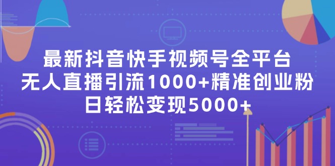 （11970期）最新抖音快手视频号全平台无人直播引流1000+精准创业粉，日轻松变现5000+-创奇社
