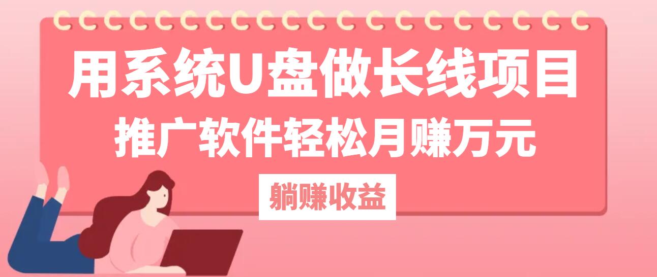 （12666期）用系统U盘做长线项目，推广软件轻松月赚万元（附制作教程+软件）-创奇社