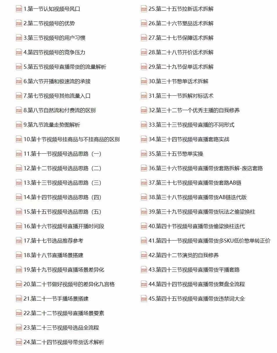 （12796期）视频号直播带货教程：选品思路与话术拆解/掌握多种带货套路/提升直播效果-2